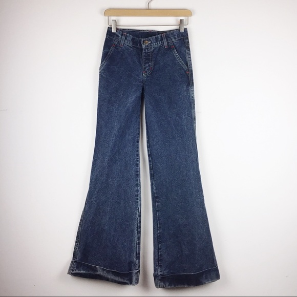 Vintage Denim - Vintage Y2K wide leg bell bottom flared jeans